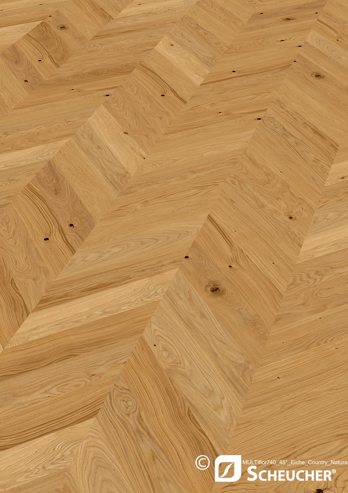  Scheucher Parkett Chevron Eiche Country Natura 