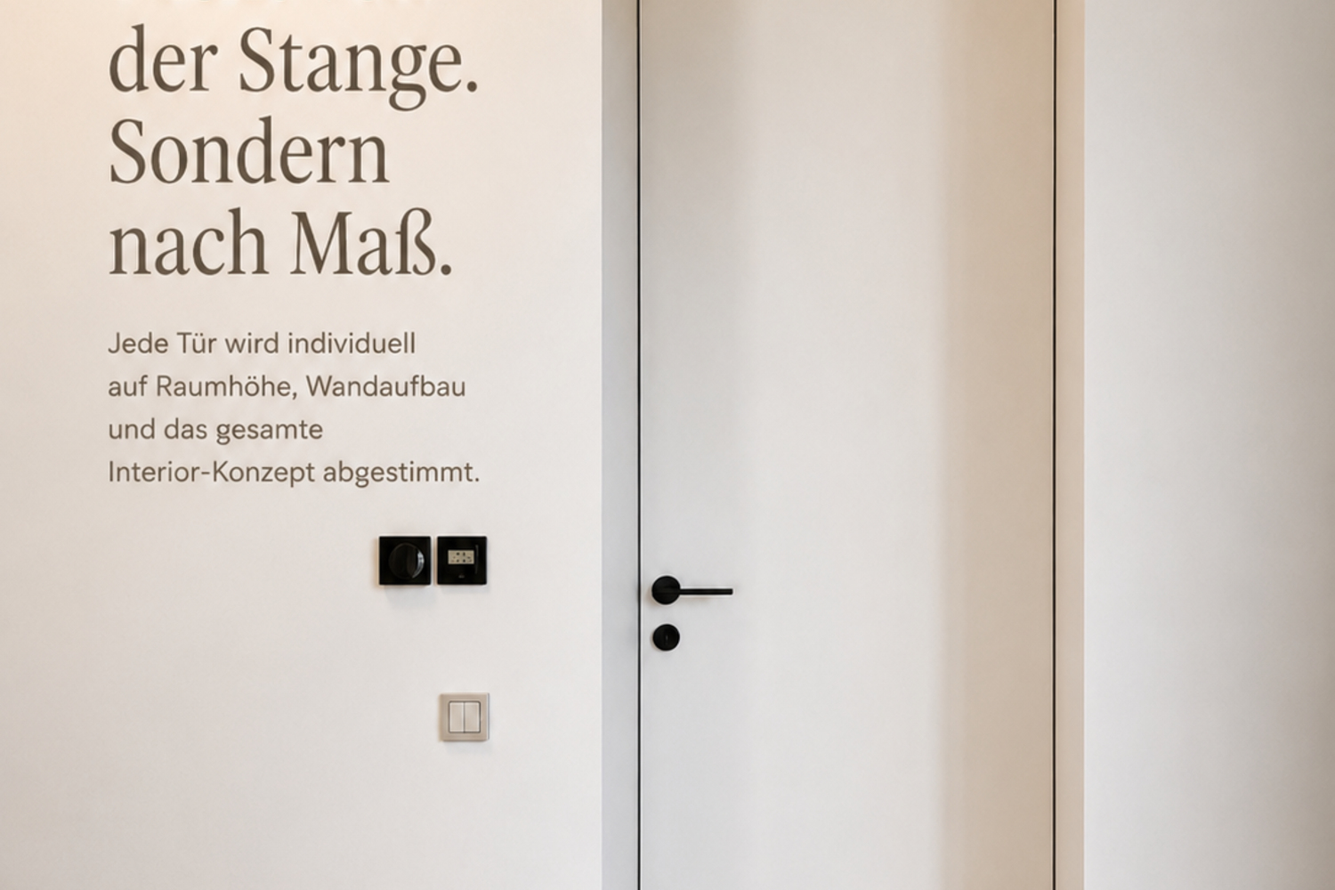 Wandbündige Oslo Invisible Türen 