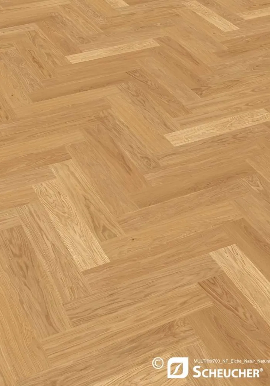 Scheucher MULTIflor Fischgrät Eiche Natur Natura – Fischgrätparkett von PARKE Concept Home in Nürnberg