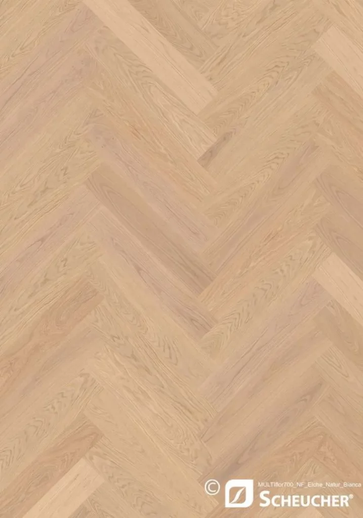 Scheucher Scheucher Parkett MULTIflor Fischgrät Eiche Bianca Natura – Fischgrätparkett von PARKE Concept Home in Nürnberg