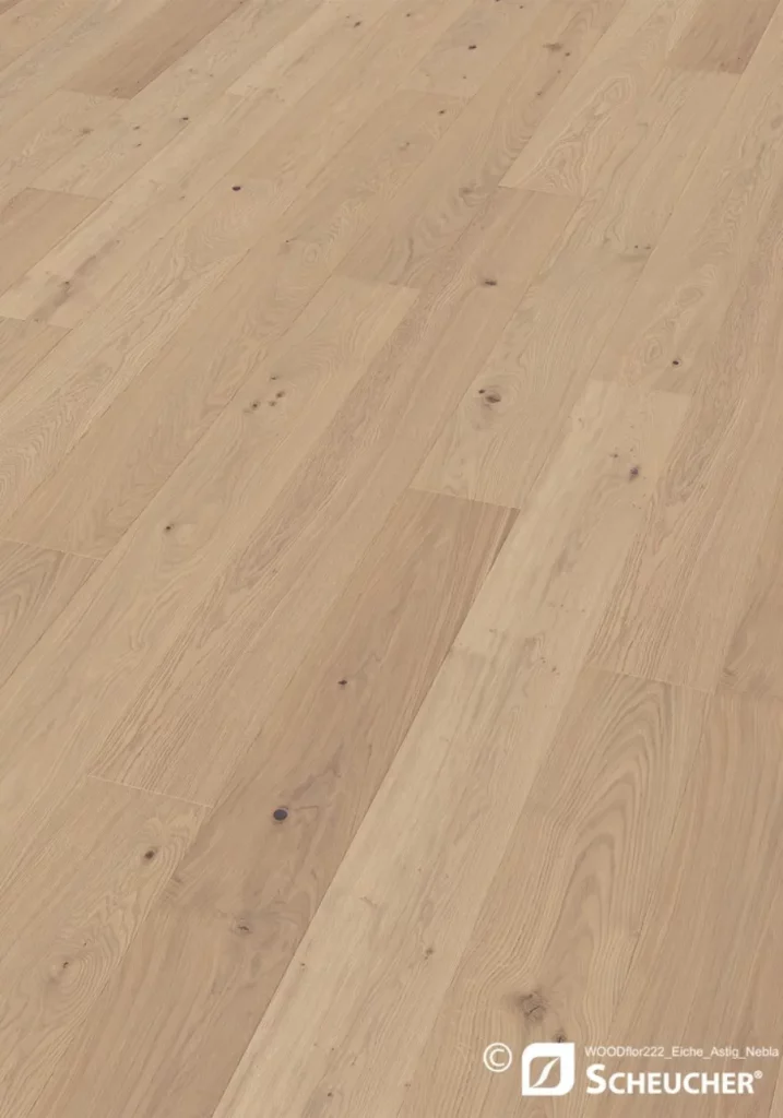 Scheucher Scheucher Parkett Eiche Astig Nebla – Landhausdielen von PARKE Concept Home in Nürnberg